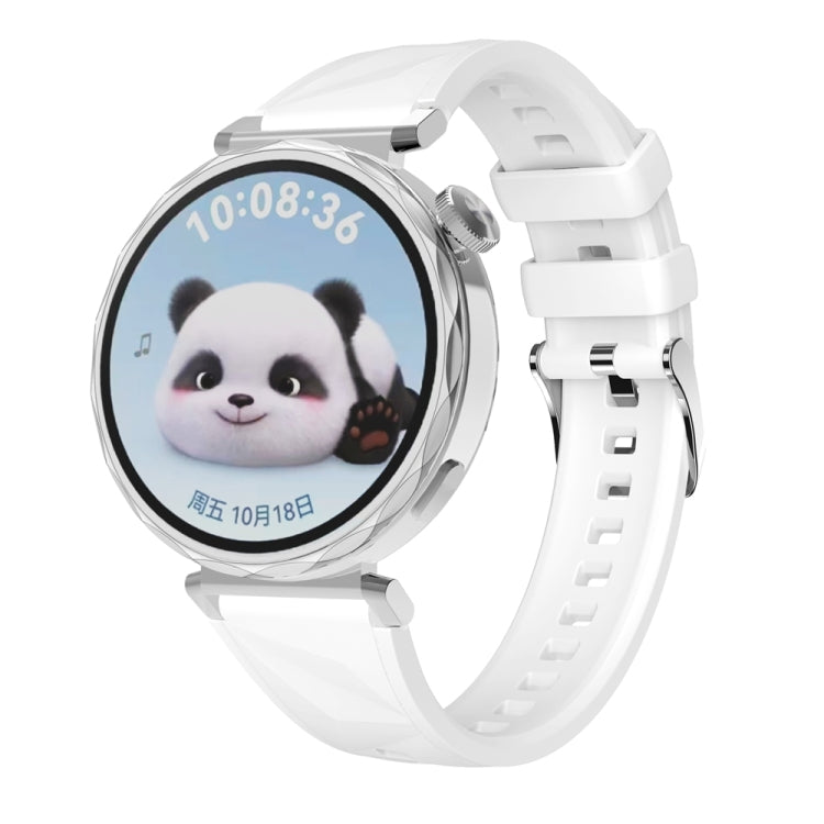 For Huawei Watch GT 5 41mm Official 18mm Silicone Watch Band(White) by bashfashion