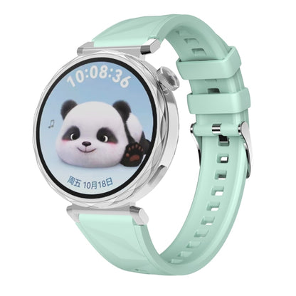 For Huawei Watch GT 5 41mm Official 18mm Silicone Watch Band(Grass Green) by bashfashion