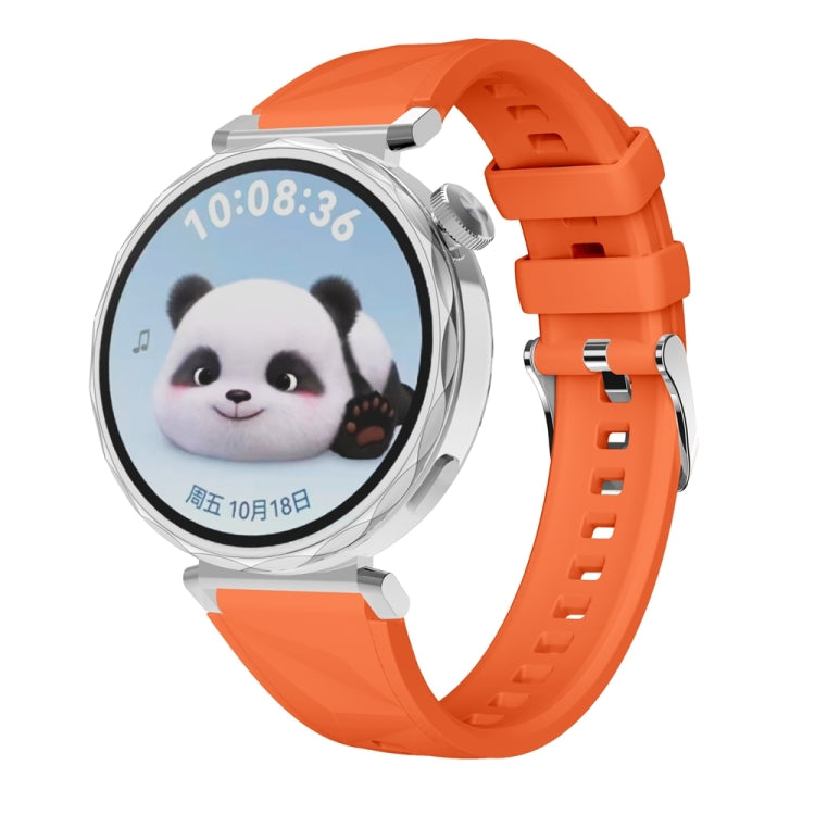 For Huawei Watch GT 5 41mm Official 18mm Silicone Watch Band(Orange) by bashfashion