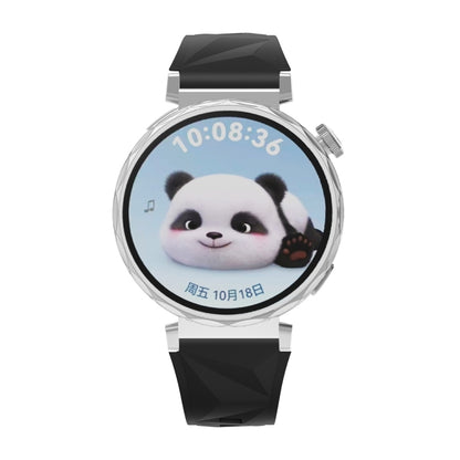 For Huawei Watch GT 5 41mm Official 18mm Silicone Watch Band(Black) by bashfashion