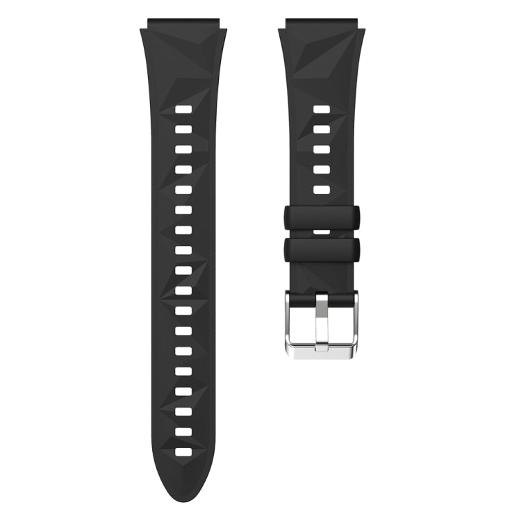 For Huawei Watch GT 5 41mm Official 18mm Silicone Watch Band(Black) by bashfashion