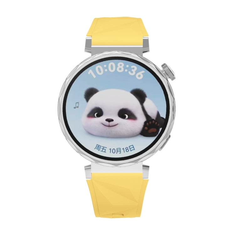For Huawei Watch GT 5 41mm Official 18mm Silicone Watch Band(Yellow) by bashfashion