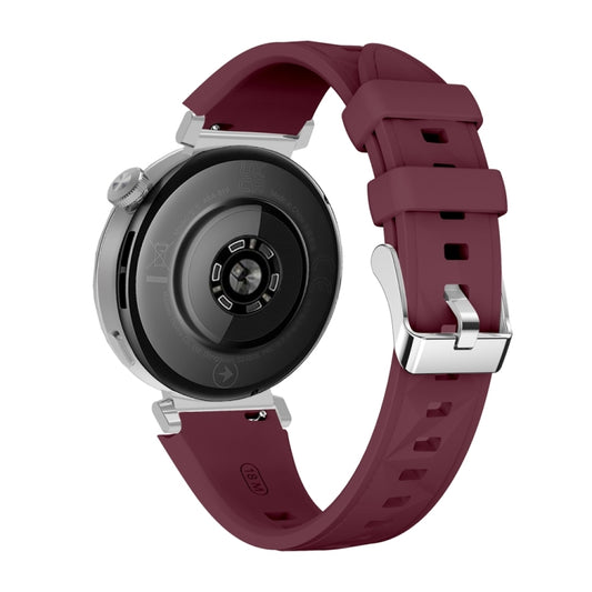 For Huawei Watch GT 5 41mm Official 18mm Silicone Watch Band(Wine Red) by bashfashion