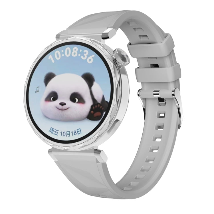 For Huawei Watch GT 5 41mm Official 18mm Silicone Watch Band(Light Grey) by bashfashion