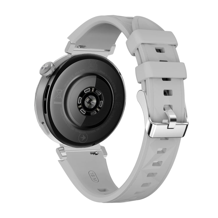 For Huawei Watch GT 5 41mm Official 18mm Silicone Watch Band(Light Grey) by bashfashion