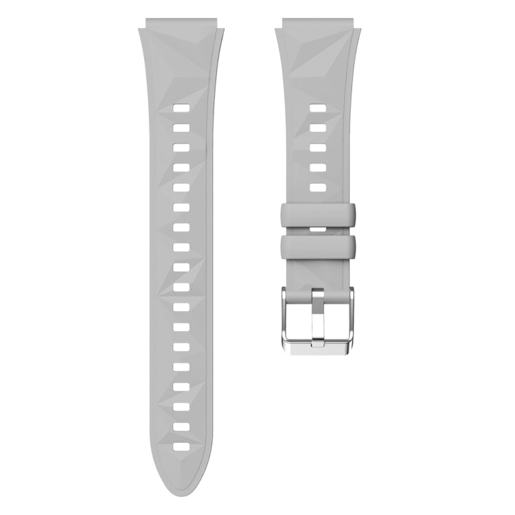 For Huawei Watch GT 5 41mm Official 18mm Silicone Watch Band(Light Grey) by bashfashion