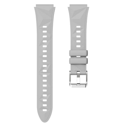 For Huawei Watch GT 5 41mm Official 18mm Silicone Watch Band(Light Grey) by bashfashion