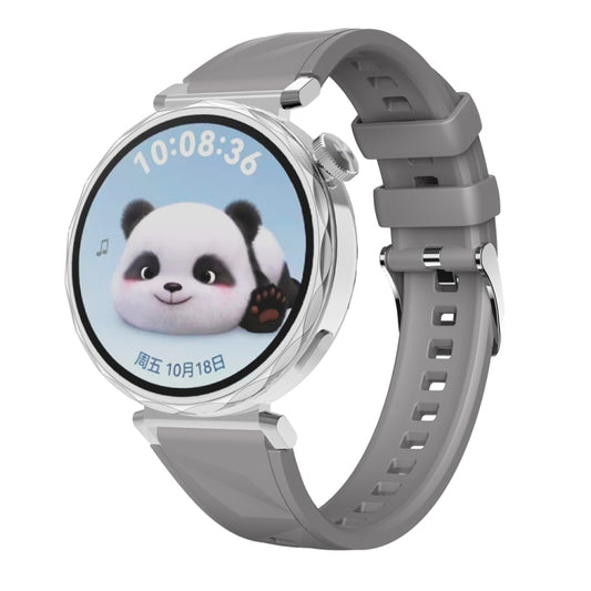 For Huawei Watch GT 5 41mm Official 18mm Silicone Watch Band(Dark Grey) by bashfashion