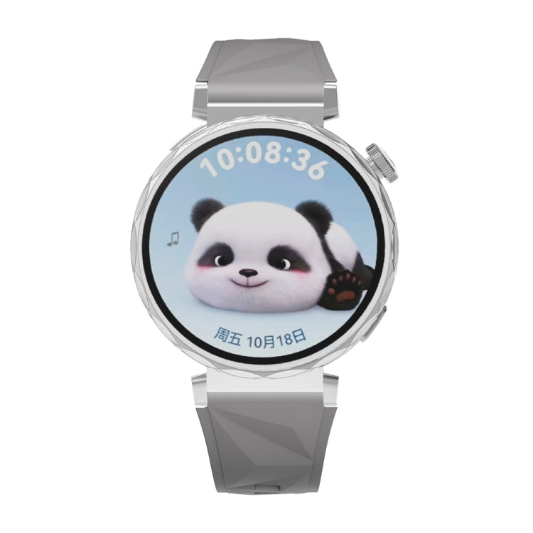 For Huawei Watch GT 5 41mm Official 18mm Silicone Watch Band(Dark Grey) by bashfashion