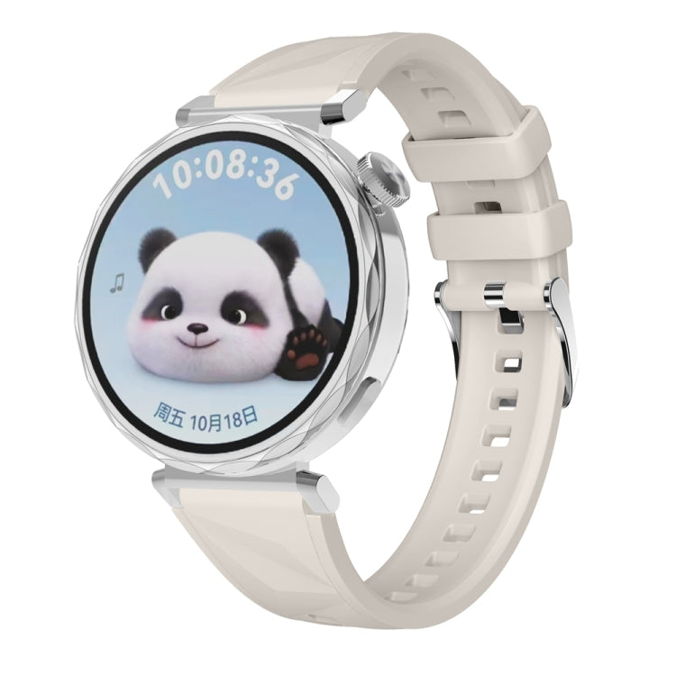 For Huawei Watch GT 5 41mm Official 18mm Silicone Watch Band(Starlight) by bashfashion