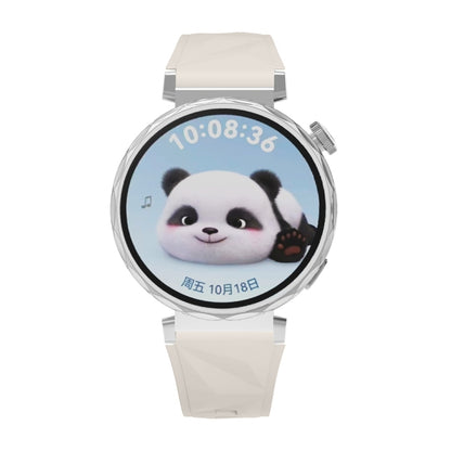 For Huawei Watch GT 5 41mm Official 18mm Silicone Watch Band(Starlight) by bashfashion