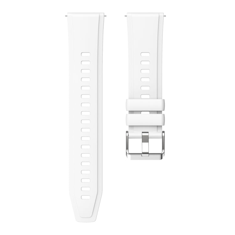 For Huawei Watch GT 5 46mm Official 22mm Silicone Watch Band(White) by bashfashion