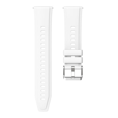 For Huawei Watch GT 5 46mm Official 22mm Silicone Watch Band(White) by bashfashion