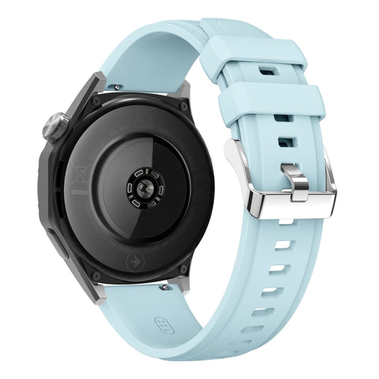 For Huawei Watch GT 5 46mm Official 22mm Silicone Watch Band(Ice Blue) by bashfashion