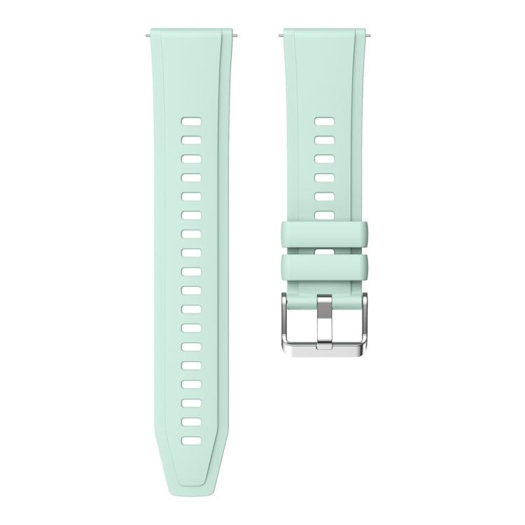 For Huawei Watch GT 5 46mm Official 22mm Silicone Watch Band(Grass Green) by bashfashion