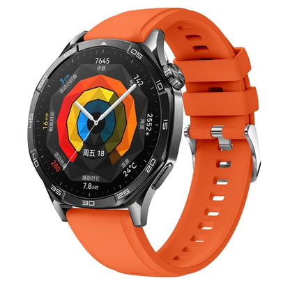 For Huawei Watch GT 5 46mm Official 22mm Silicone Watch Band(Orange) by bashfashion