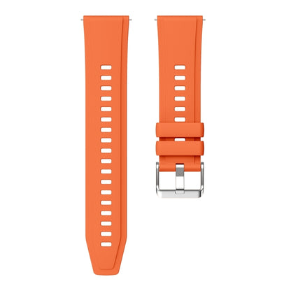For Huawei Watch GT 5 46mm Official 22mm Silicone Watch Band(Orange) by bashfashion