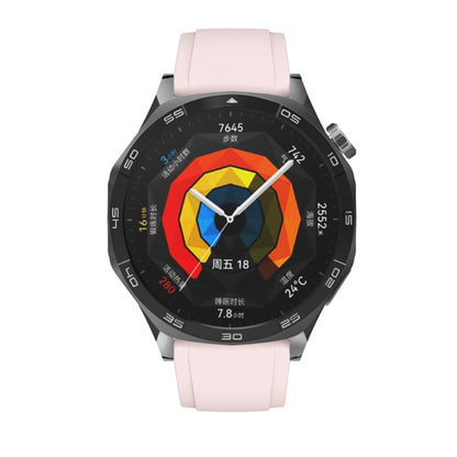 For Huawei Watch GT 5 46mm Official 22mm Silicone Watch Band(Pink) by bashfashion