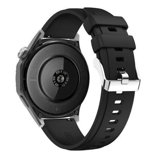 For Huawei Watch GT 5 46mm Official 22mm Silicone Watch Band(Black) by bashfashion