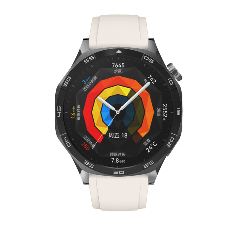 For Huawei Watch GT 5 46mm Official 22mm Silicone Watch Band(Starlight) by bashfashion