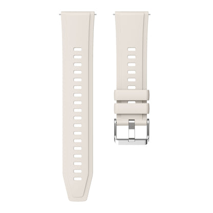 For Huawei Watch GT 5 46mm Official 22mm Silicone Watch Band(Starlight) by bashfashion