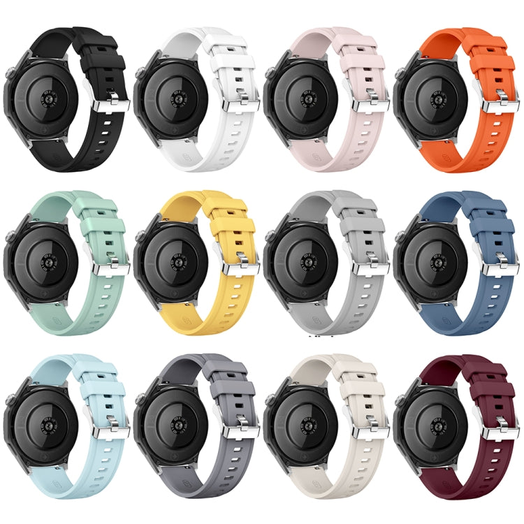 For Huawei Watch GT 5 46mm Official 22mm Silicone Watch Band(Orange) by bashfashion