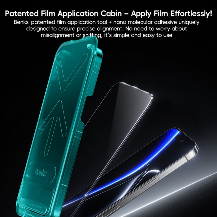 For iPhone 16 Pro Max Benks King Kong Series Corning Privacy Glass Film by Benks