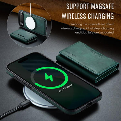 For iPhone 17 Air MAGKING K2 Series MagSafe RFID Card Bag Detachable Phone Case(Green) by MAGKING