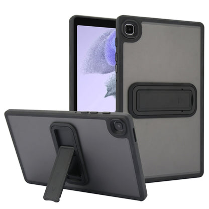 For Samsung Galaxy Tab A7 Lite Skin Feel Holder PC Hybrid TPU Tablet Case(Black) by bashfashion