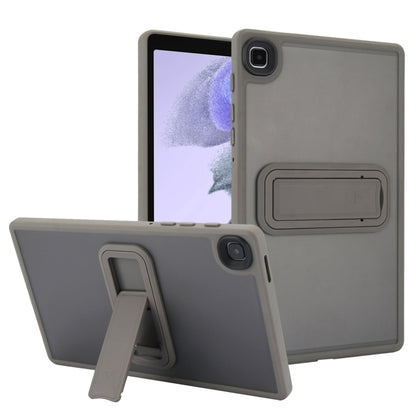 For Samsung Galaxy Tab A7 Lite Skin Feel Holder PC Hybrid TPU Tablet Case(Grey) by bashfashion