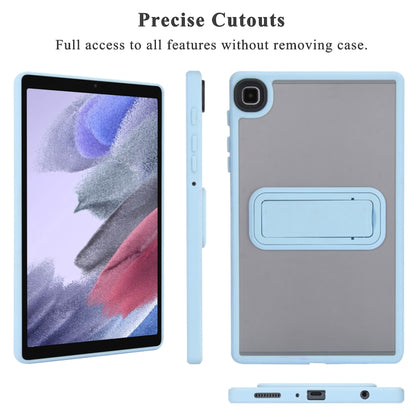 For Samsung Galaxy Tab A7 Lite Skin Feel Holder PC Hybrid TPU Tablet Case(Light Blue) by bashfashion