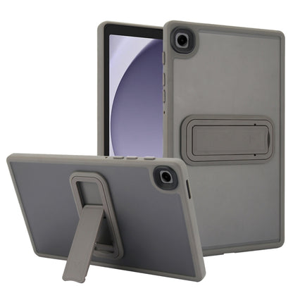 For Samsung Galaxy Tab A11 / A9 Skin Feel Holder PC Hybrid TPU Tablet Case(Grey) by bashfashion