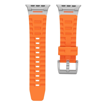 For Apple Watch 42mm / 41mm / 40mm / 38mm Trailblazer Silicone Watch Band(Orange) by bashfashion