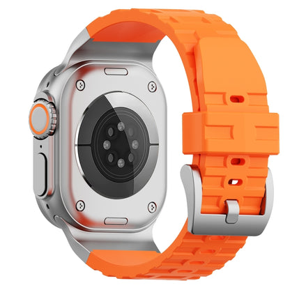 For Apple Watch 42mm / 41mm / 40mm / 38mm Trailblazer Silicone Watch Band(Orange) by bashfashion