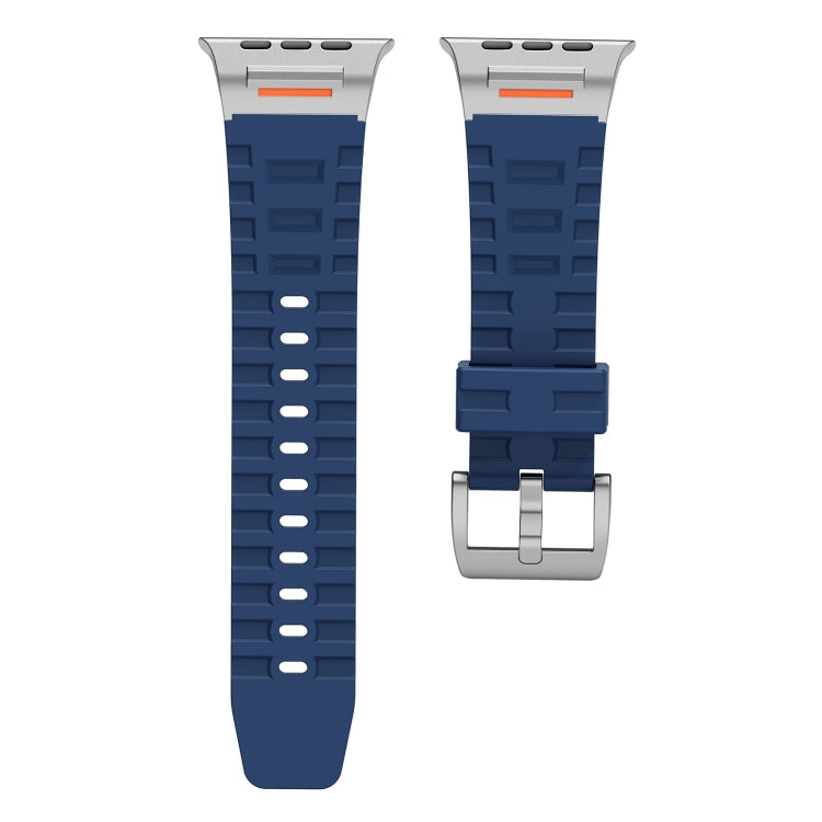 For Apple Watch 42mm / 41mm / 40mm / 38mm Trailblazer Silicone Watch Band(Midnight Blue) by bashfashion