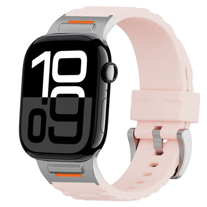 For Apple Watch 42mm / 41mm / 40mm / 38mm Trailblazer Silicone Watch Band(Vintage Rose) by bashfashion