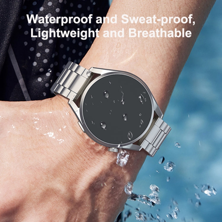 For Huawei Watch GT 5 / GT 4 46mm Button Style Three Beads Titanium Steel Quick Release Watch Band(Black) by bashfashion