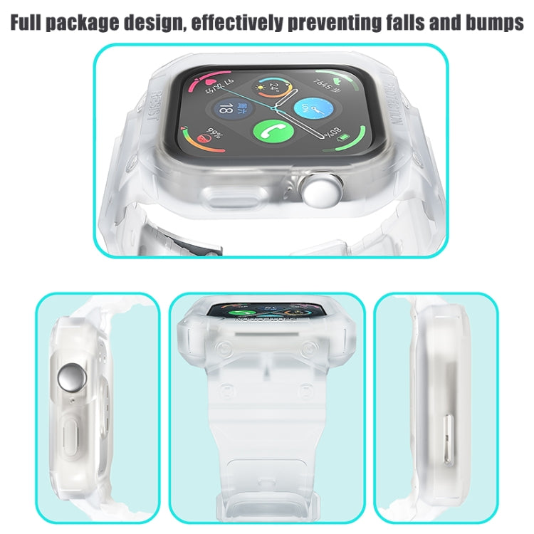 For Huawei Watch Fit3 Integrated TPU Watch Band(Frosted Transparent) by bashfashion