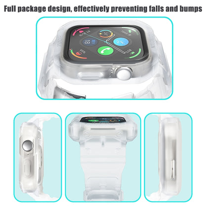 For Huawei Watch Fit3 Integrated TPU Watch Band(Frosted Transparent) by bashfashion