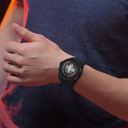 For Samsung Galaxy Watch 7 40mm Integrated TPU Watch Band(Black) by bashfashion