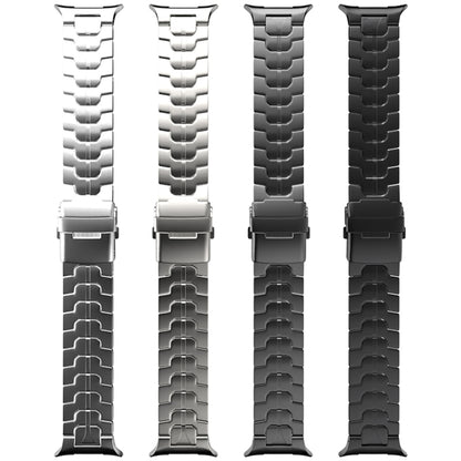 For Samsung Galaxy Watch Ultra / Ultra 2025 Safety Buckle Pure Titanium Watch Band(Grey) by bashfashion