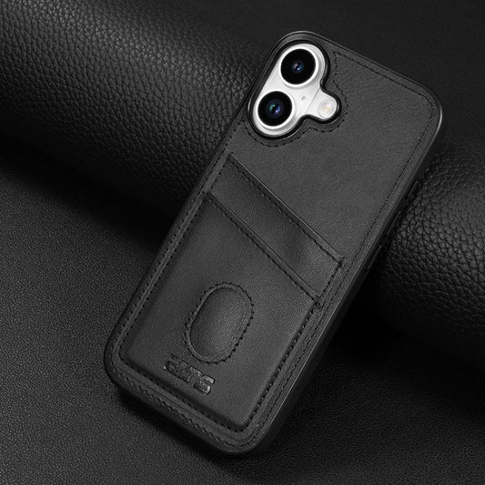 For iPhone 17 AZNS K1 Series Card Slot Business Phone Case(Black) by AZNS