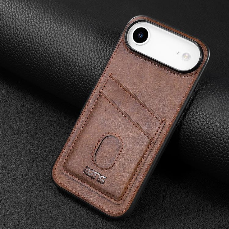 For iPhone Air AZNS K1 Series Card Slot Business Phone Case(Brown) by AZNS
