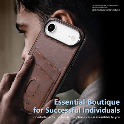 For iPhone Air AZNS K1 Series Card Slot Business Phone Case(Blue) by AZNS