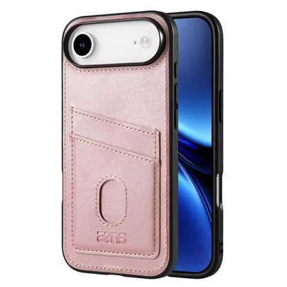 For iPhone Air AZNS K1 Series Card Slot Business Phone Case(Pink) by AZNS