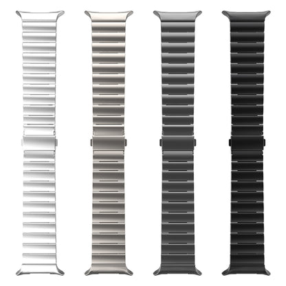 For Samsung Galaxy Watch Ultra / Ultra 2025 One Bead Flat Buckle Pure Titanium Watch Band(Grey) by bashfashion