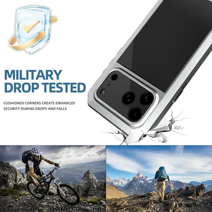 For iPhone 17 Pro RedPepper Triple-proof Metal Phone Case(Silver) by RedPepper