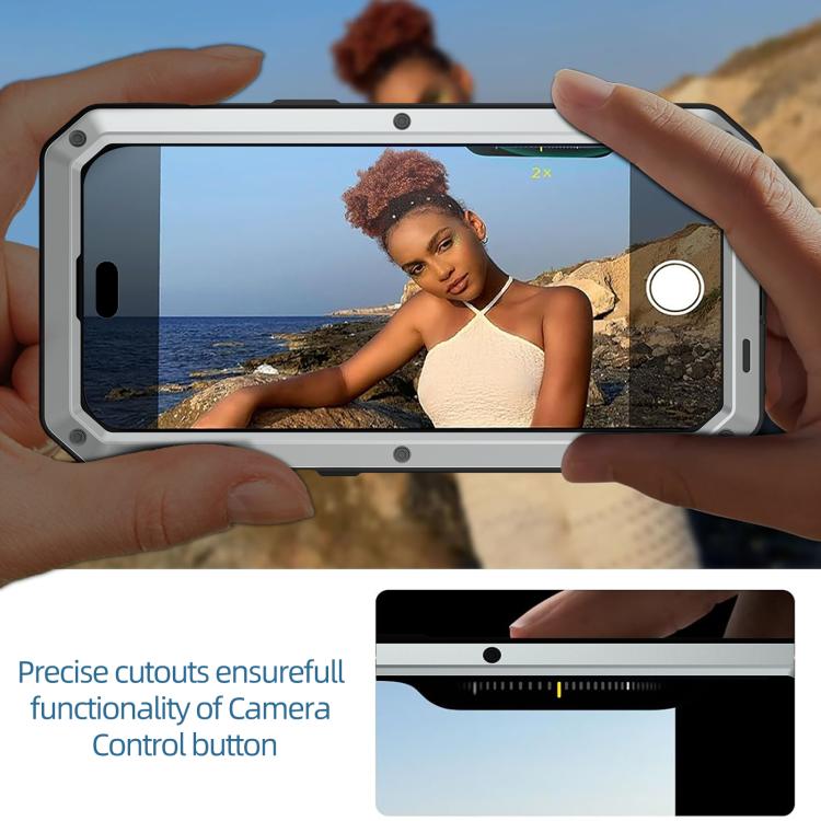 For iPhone Air RedPepper Triple-proof Metal Phone Case(Silver) by RedPepper