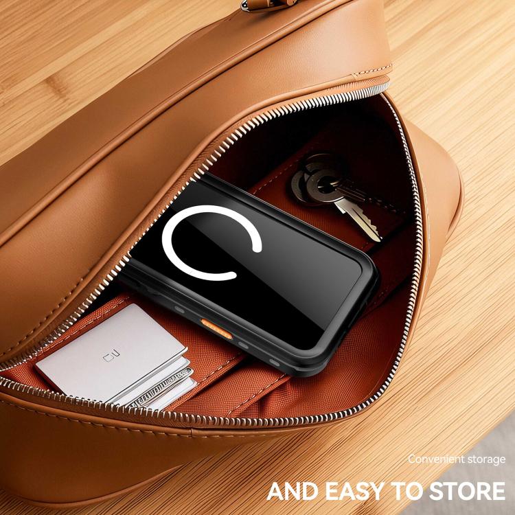 For iPhone 17 Pro Max RedPepper Transparent Dot IP68 Waterproof Triple-proof MagSafe Phone Case(Black Dark Grey) by RedPepper