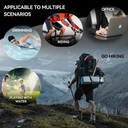 For iPhone Air RedPepper Transparent Dot IP68 Waterproof Triple-proof MagSafe Phone Case(Black Dark Grey) by RedPepper